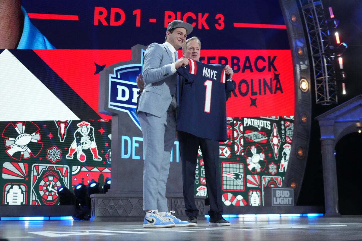 WATCH: Drake Maye’s name gets called in the 2024 NFL draft