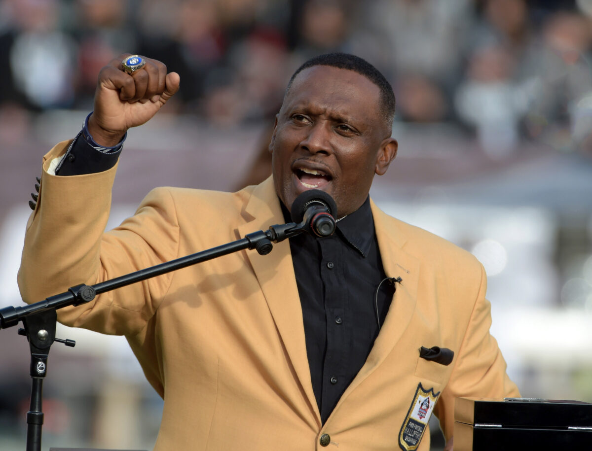 Hall of Famer Tim Brown recalls setting NFL record for punt return touchdown vs. Chiefs in 2001