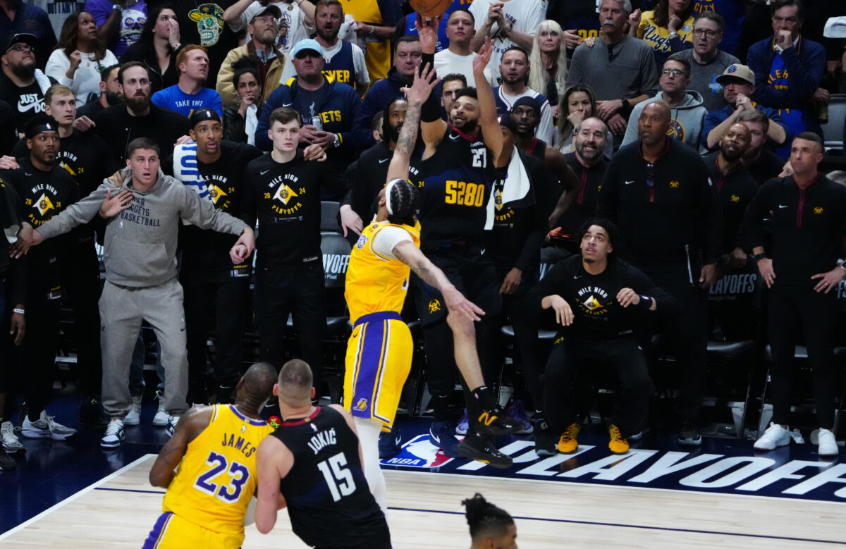 See Jamal Murray’s game-winning buzzer beater over the Lakers in Game 2 in 2 stunning photos