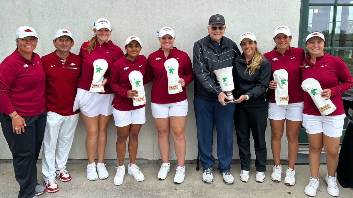 Eighth-ranked Hogs golf takes tournament in Oklahoma