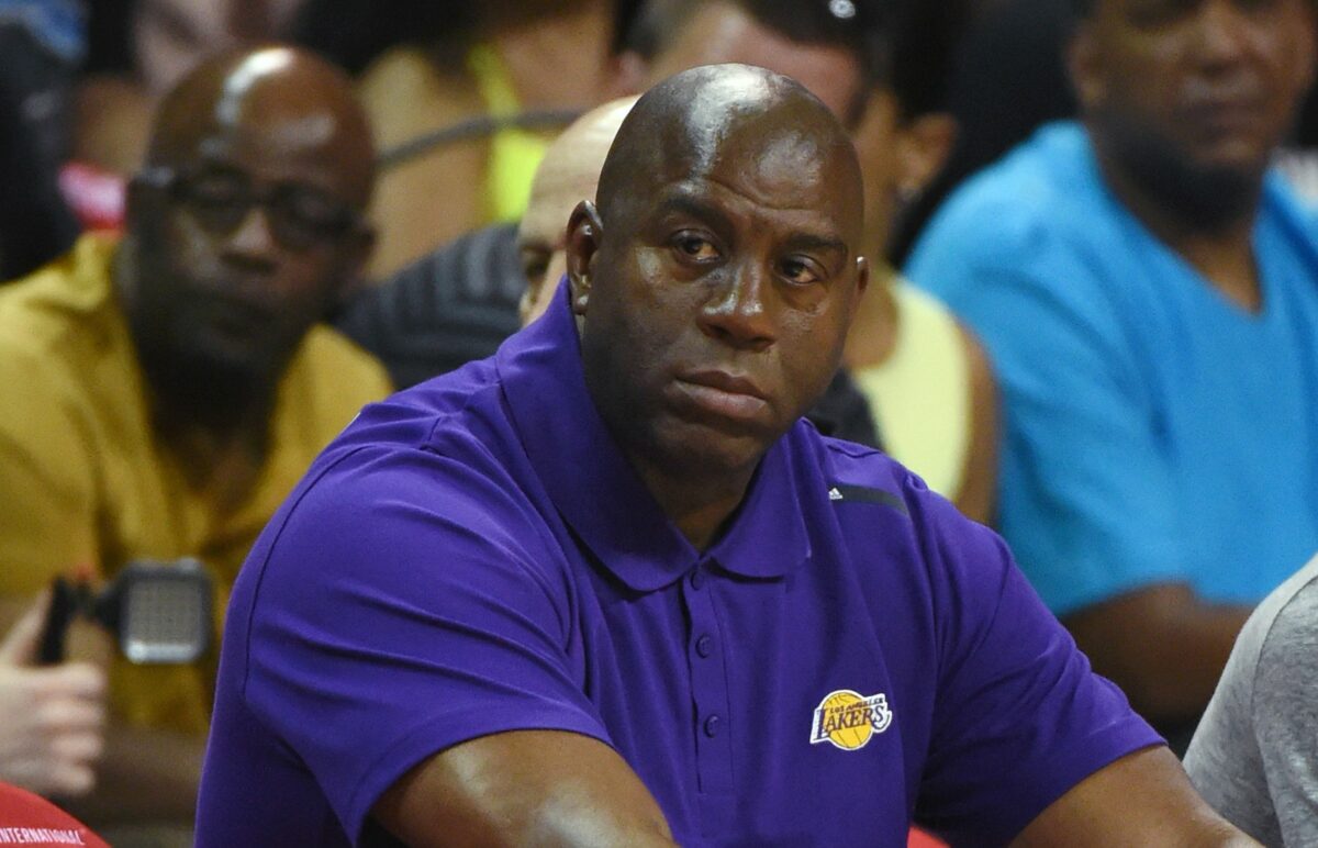 Magic Johnson was so devastated the Lakers lost to the Nuggets he waited until the next day to tweet about it