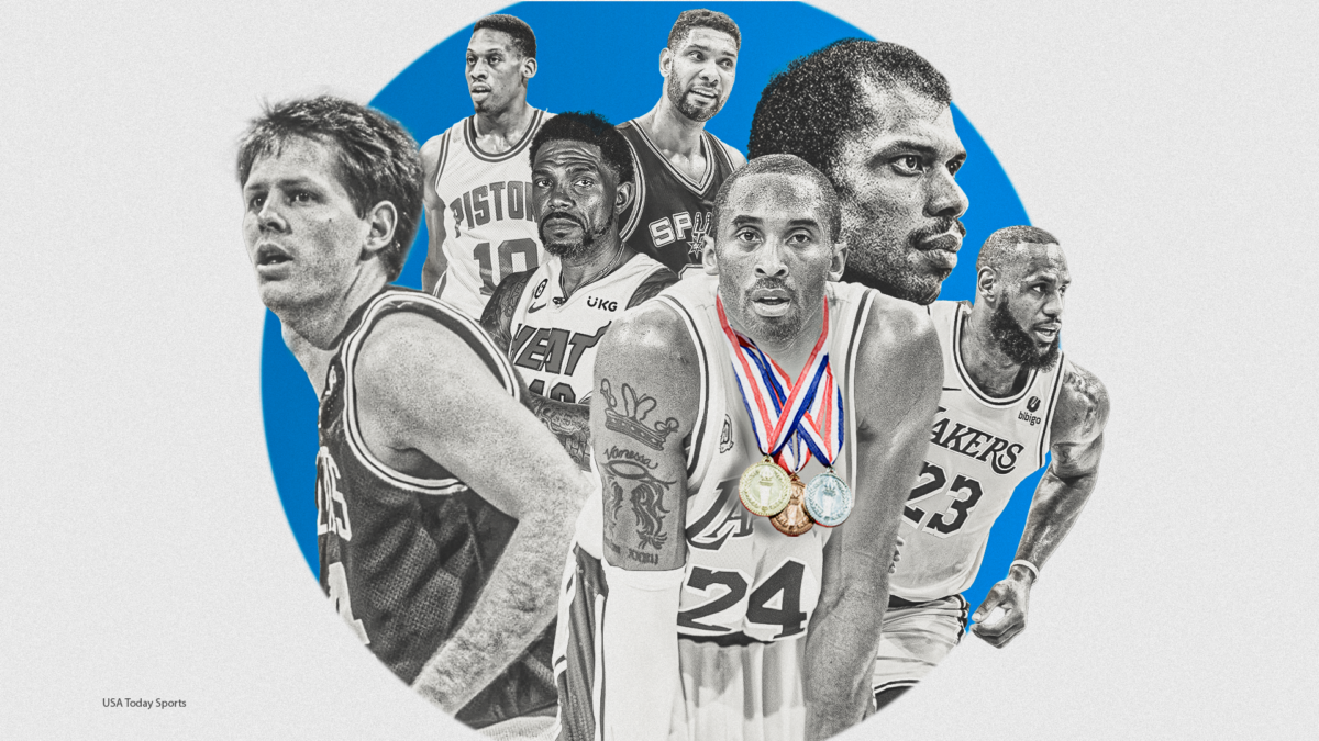 Who would be the most decorated players if the NBA gave medals instead of rings?