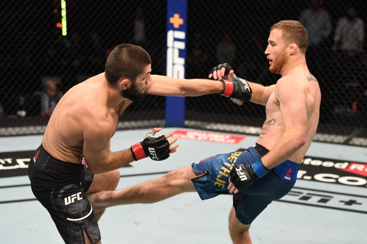 Islam Makhachev’s coach: ‘Biggest threat’ Justin Gaethje no longer in UFC title picture