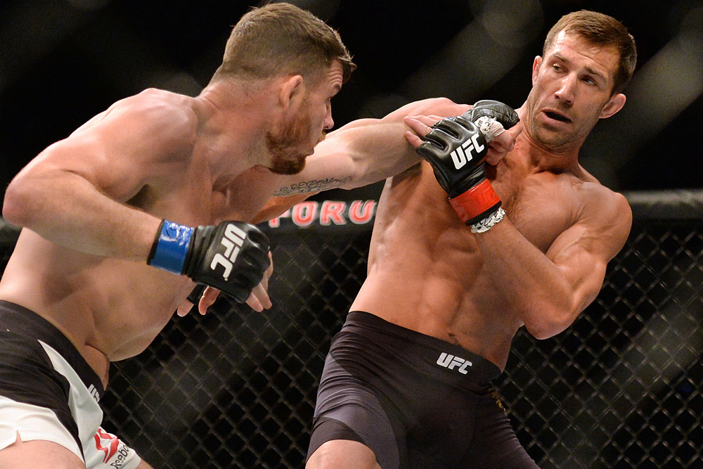Michael Bisping says he’s down for Luke Rockhold trilogy fight – with a condition