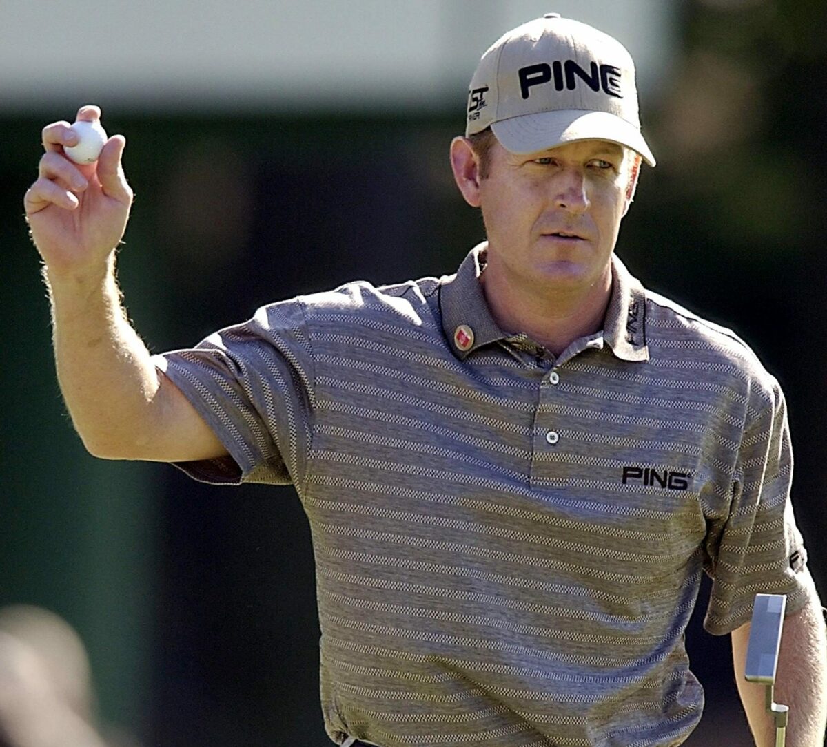 Jeff Maggert still has the one and only albatross at No. 13 at the Masters