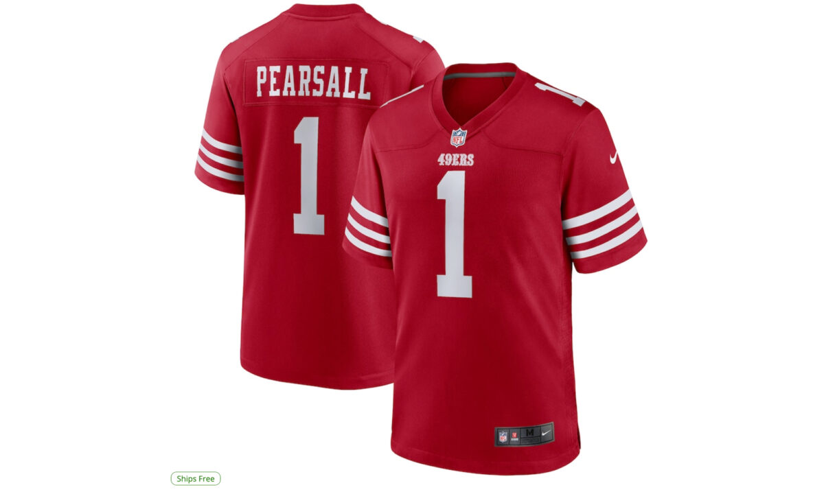 How to buy Ricky Pearsall San Francisco 49ers NFL jersey