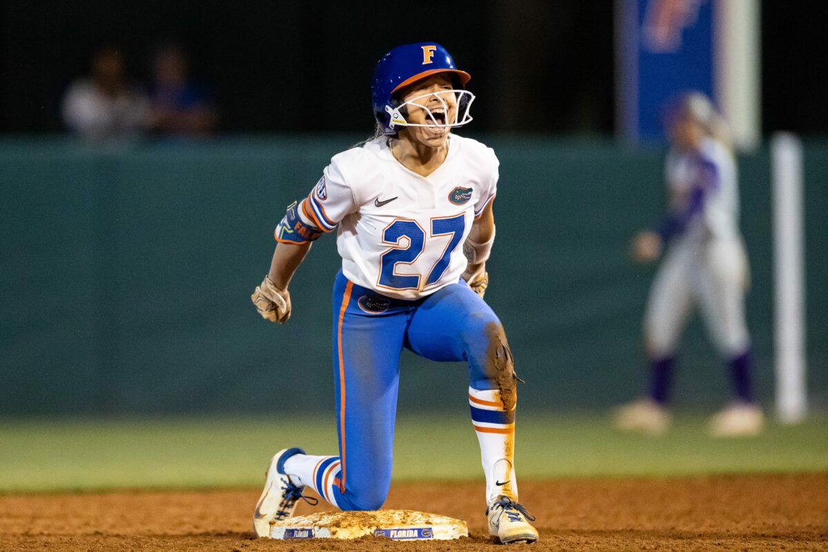 Best photos from Florida softball’s walk-off home series win over LSU