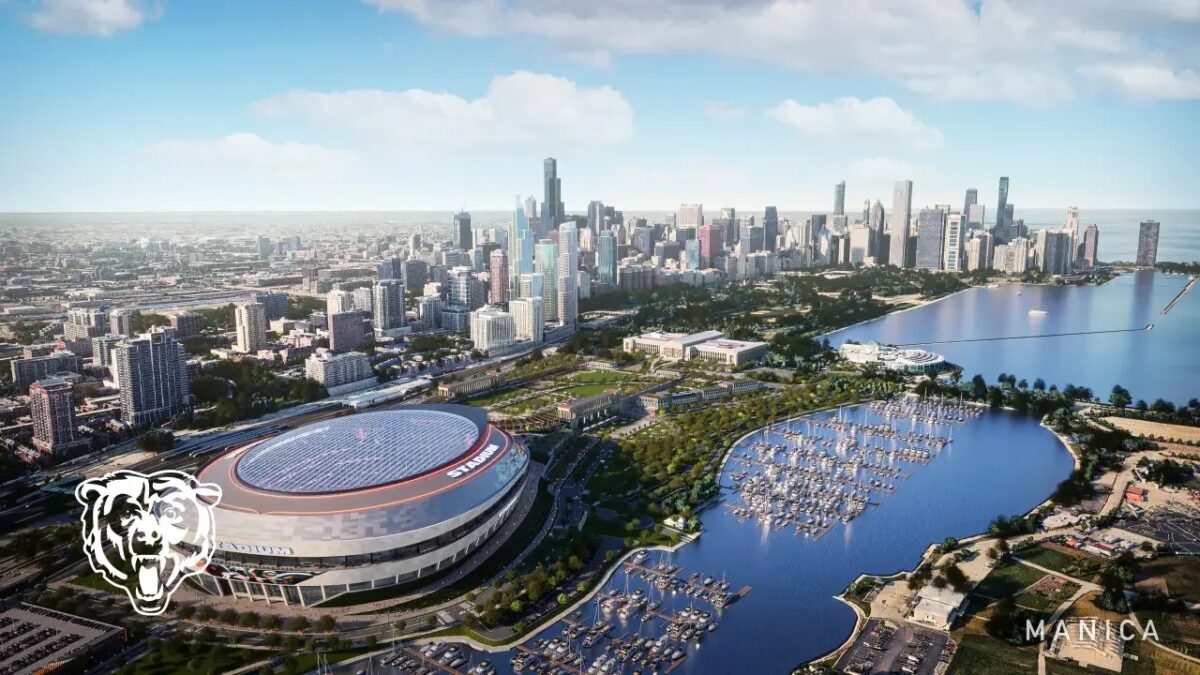 LOOK: Renderings for Bears’ proposed new lakefront stadium in Chicago