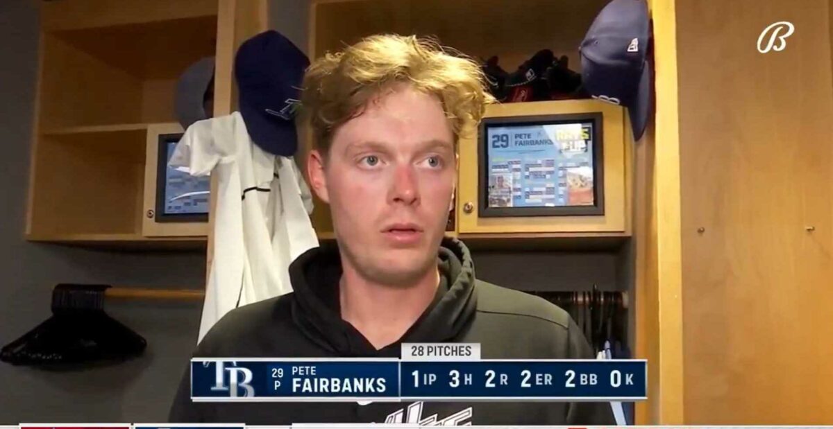 Rays’ Pete Fairbanks described his awful game with a brutally honest one-liner