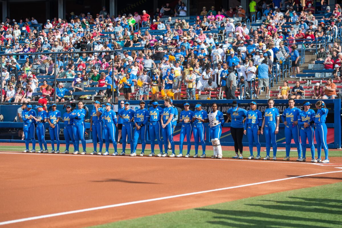 UCLA softball unveils new College World Series uniforms