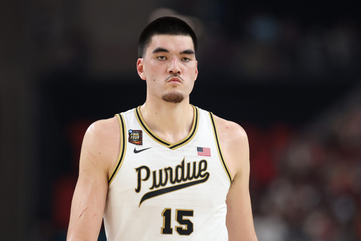 The latest 2024 NBA mock draft from ESPN has the Heat taking Zach Edey