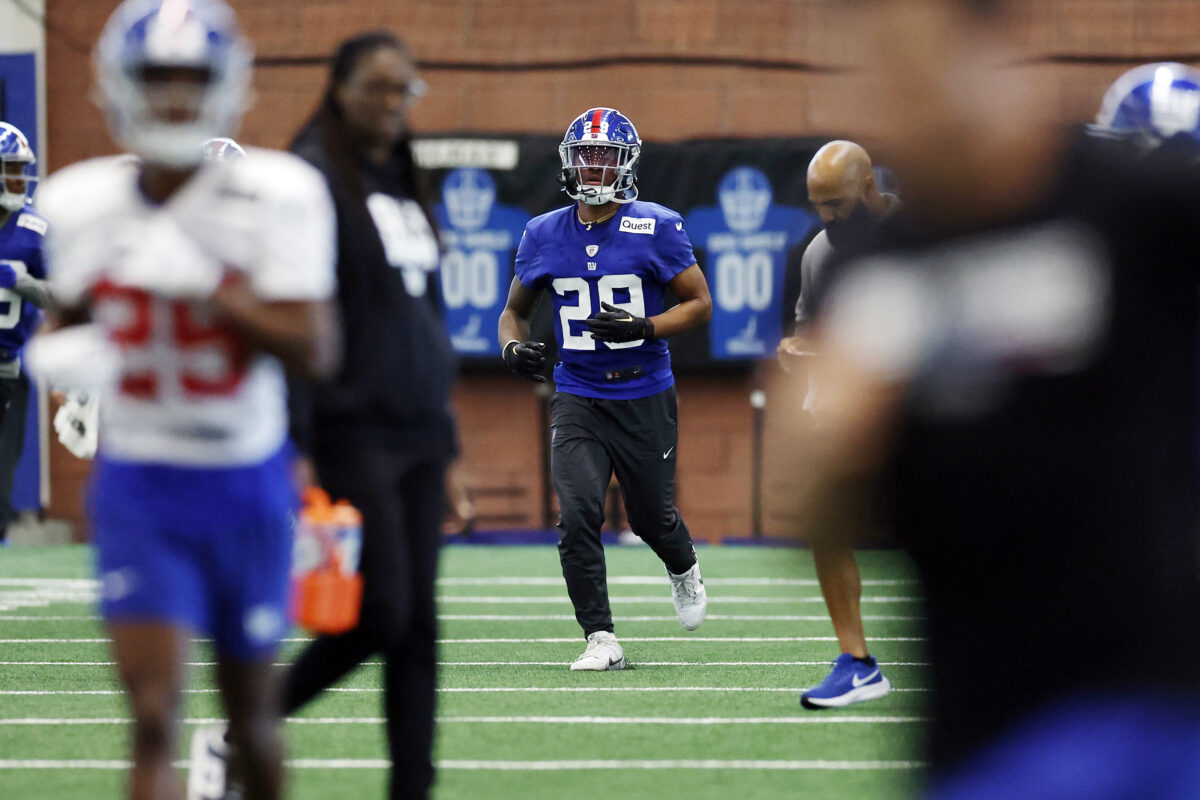 Tyrone Tracy on his role with Giants: ‘I’m here to play football’