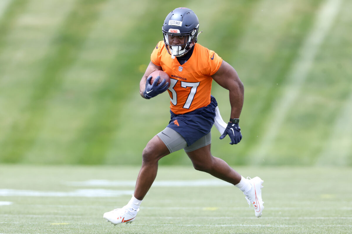 The first look at Audric Estime in Denver Broncos uniform