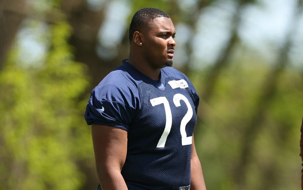 No concrete timetable for Bears rookie OT Kiran Amegadjie’s return