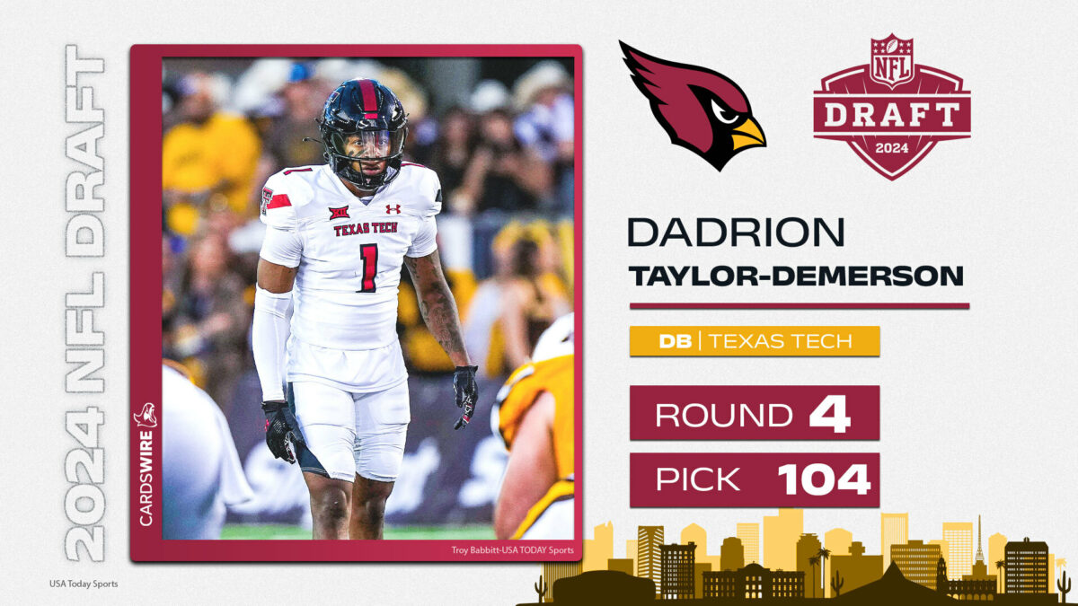 S Dadrion Taylor-Demerson another solid pick for Cardinals in 2024 draft