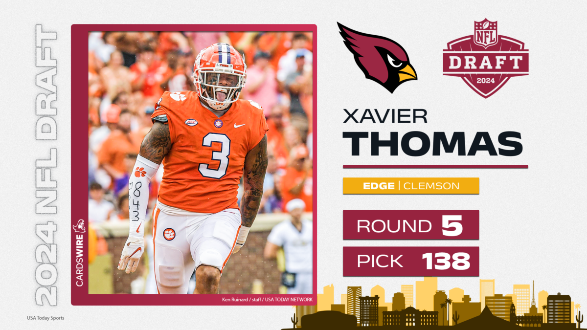 EDGE Xavier Thomas drafted in Round 5 was a ‘finally’ moment for Cardinals