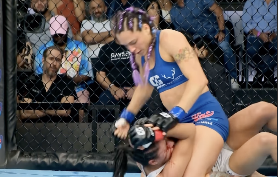 Video: Ex-Bellator title challenger Alejandra Lara bloodies opponent in first-round TKO win