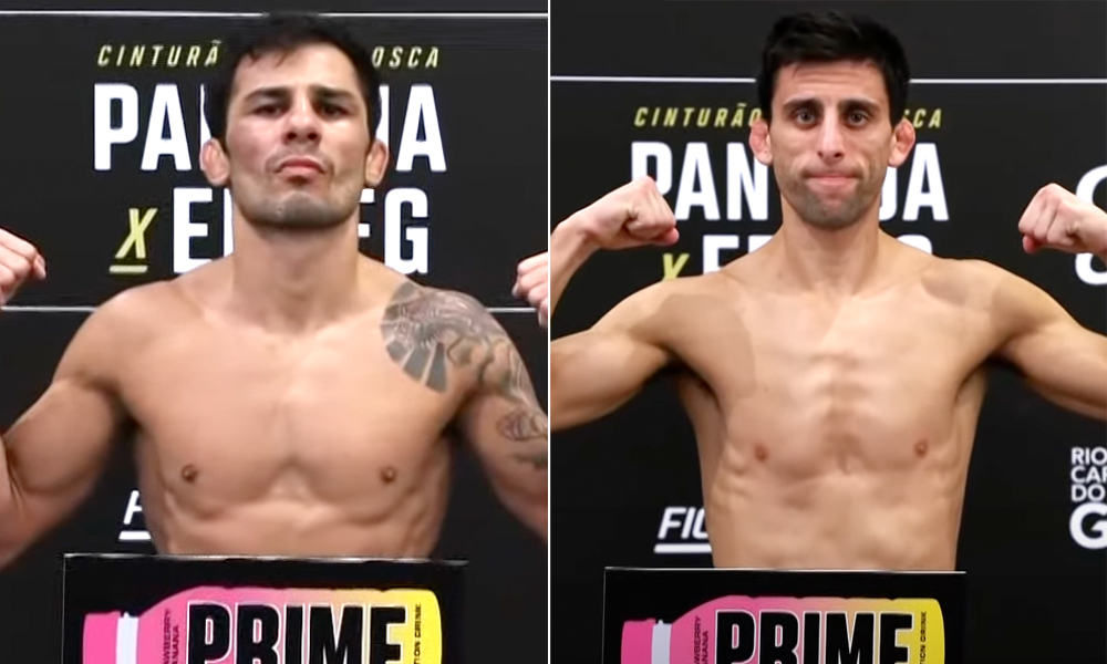 UFC 301 main, co-main event official weigh-in highlights video