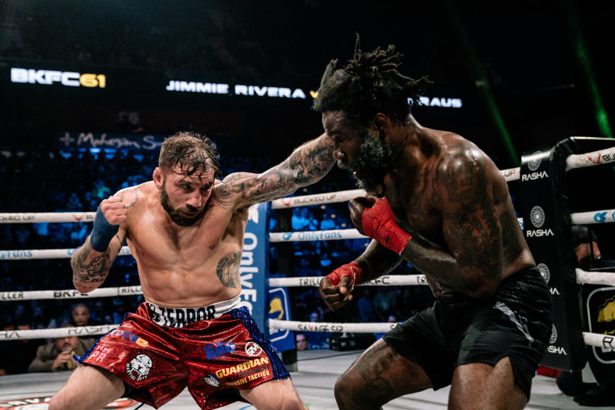 BKFC 61 results: Jimmie Rivera out-battles Daniel Straus; Mike Trizano wows with 62-second knockout