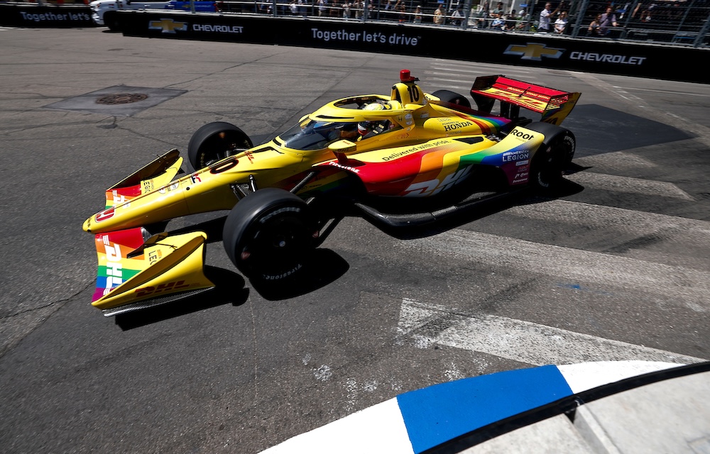 Palou leads opening Detroit practice