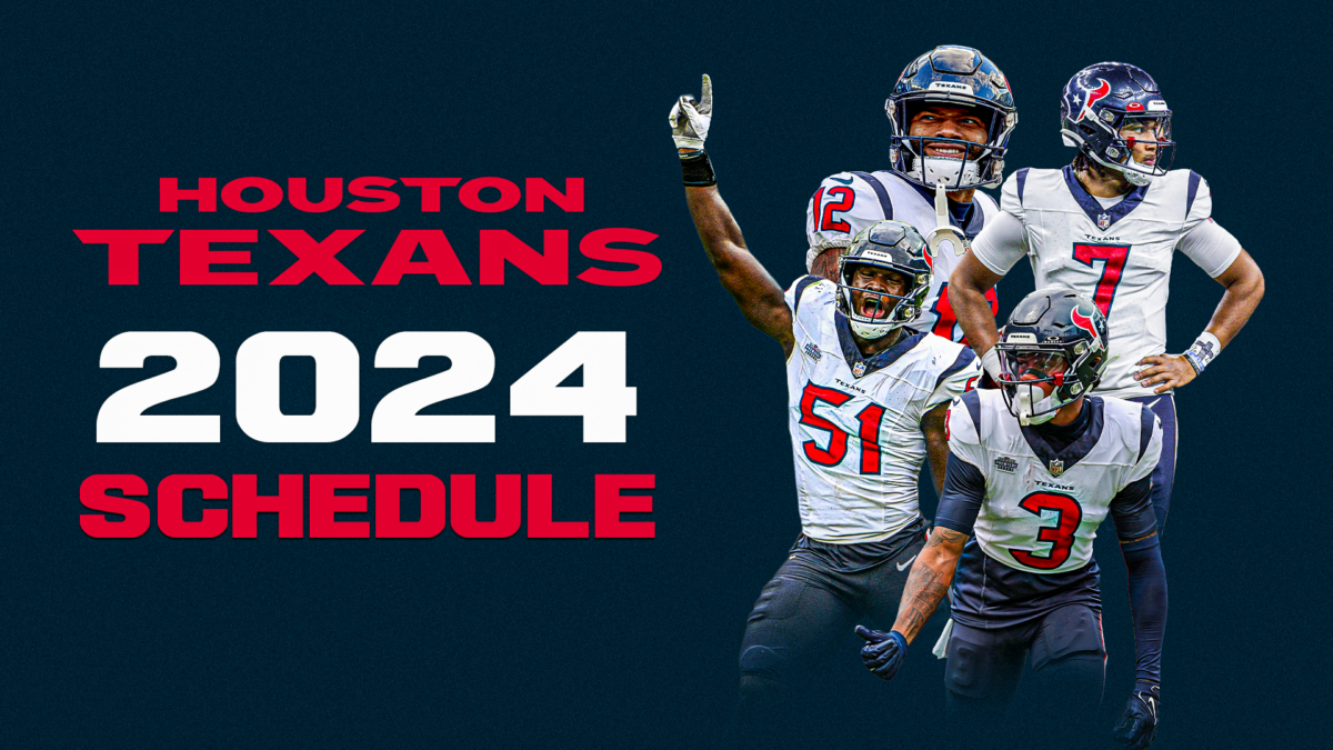 Houston Texans 2024 schedule: Downloadable wallpaper