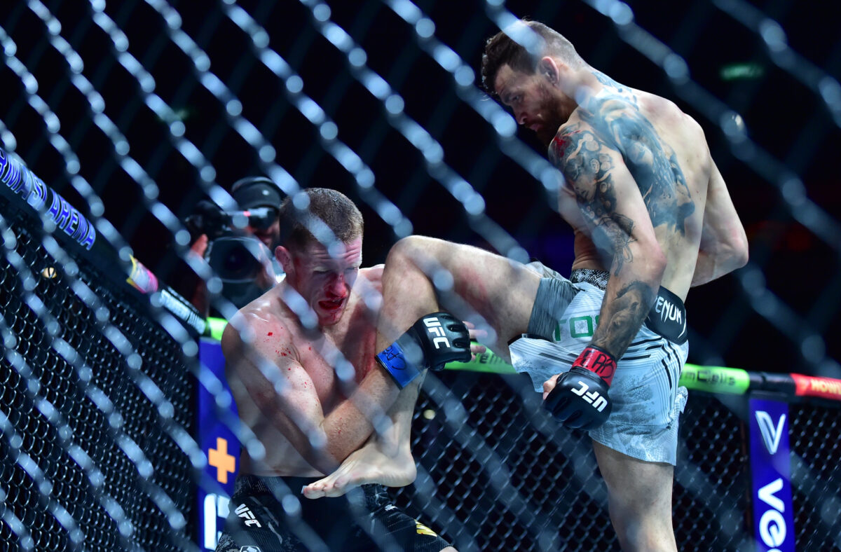 UFC 301 video: Mauricio Ruffy explodes Jamie Mullarkey’s nose, beats him down for violent TKO