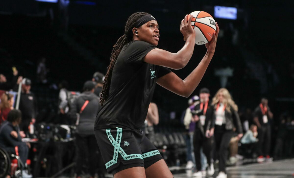 Liberty center Jonquel Jones sets WNBA record with latest performance