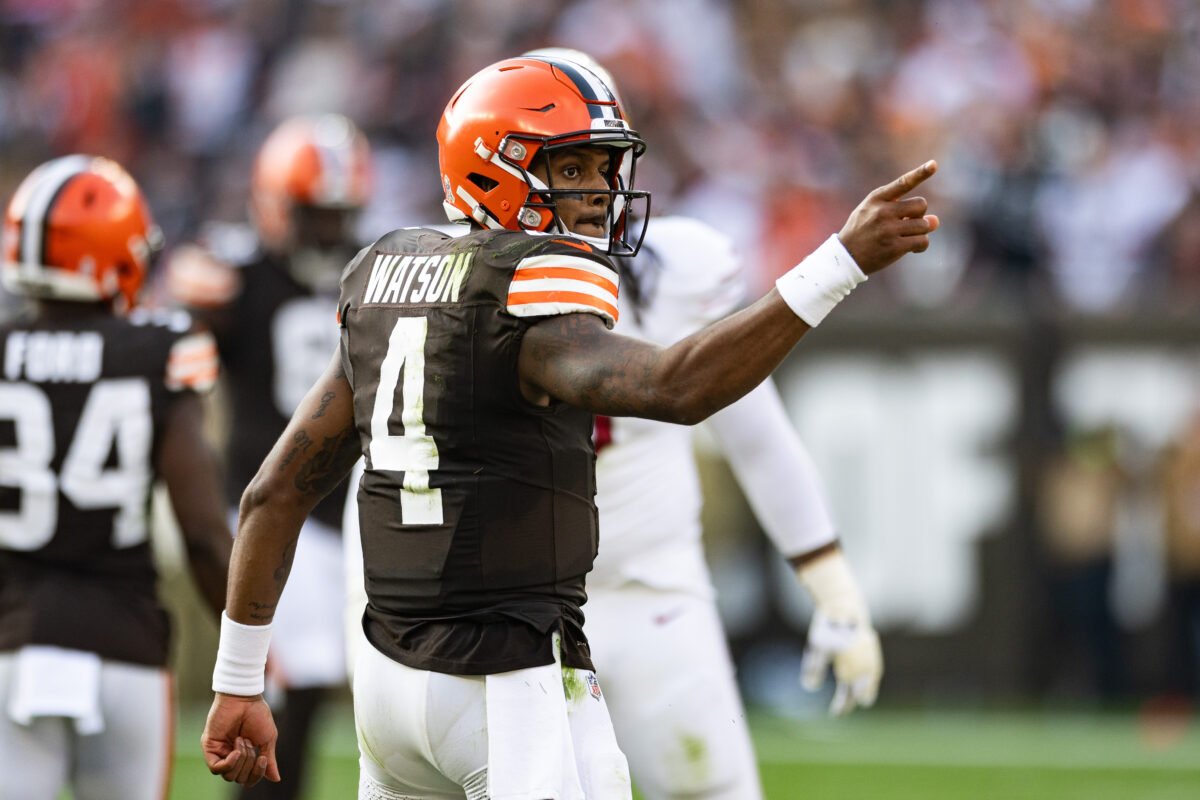 Browns Insider gives update on Deshaun Watson’s recovery