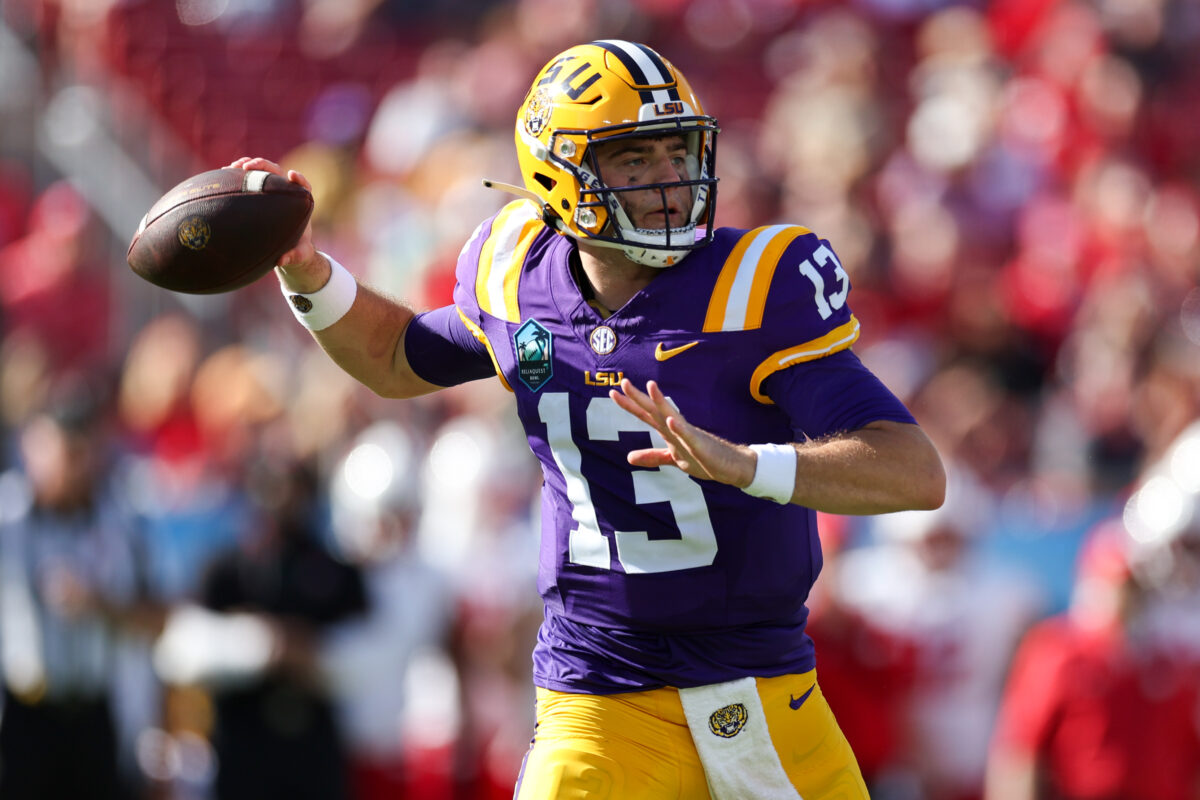 On3 ranks LSU’s Garrett Nussmeier among top 10 college football QBs in 2024