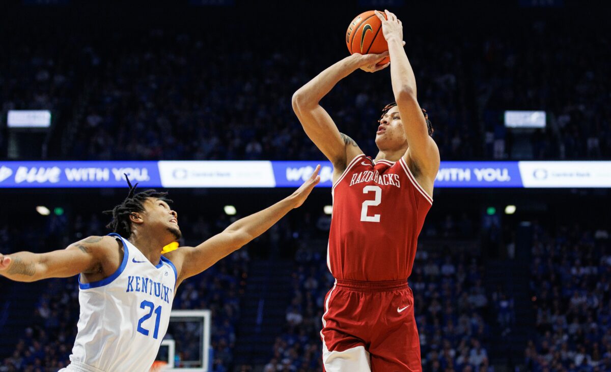 Report: Arkansas’ Trevon Brazile to withdraw from 2024 NBA draft