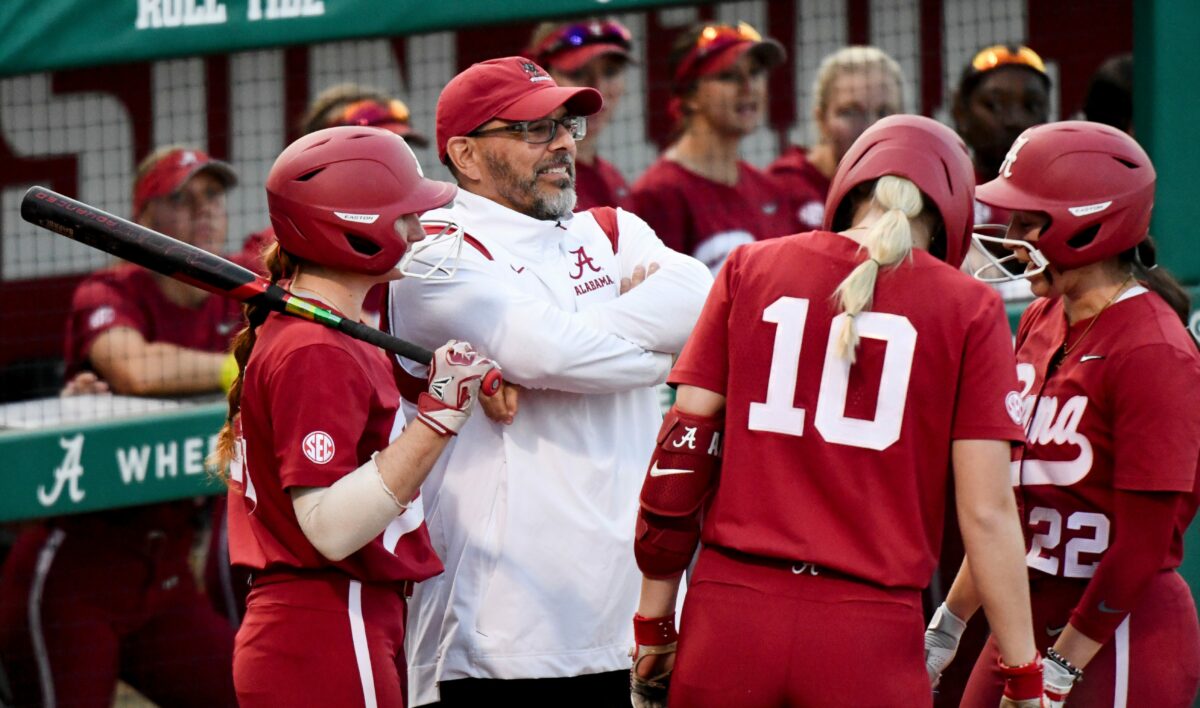 Alabama vs. Arkansas softball matchup most-viewed regular season matchup since 2022