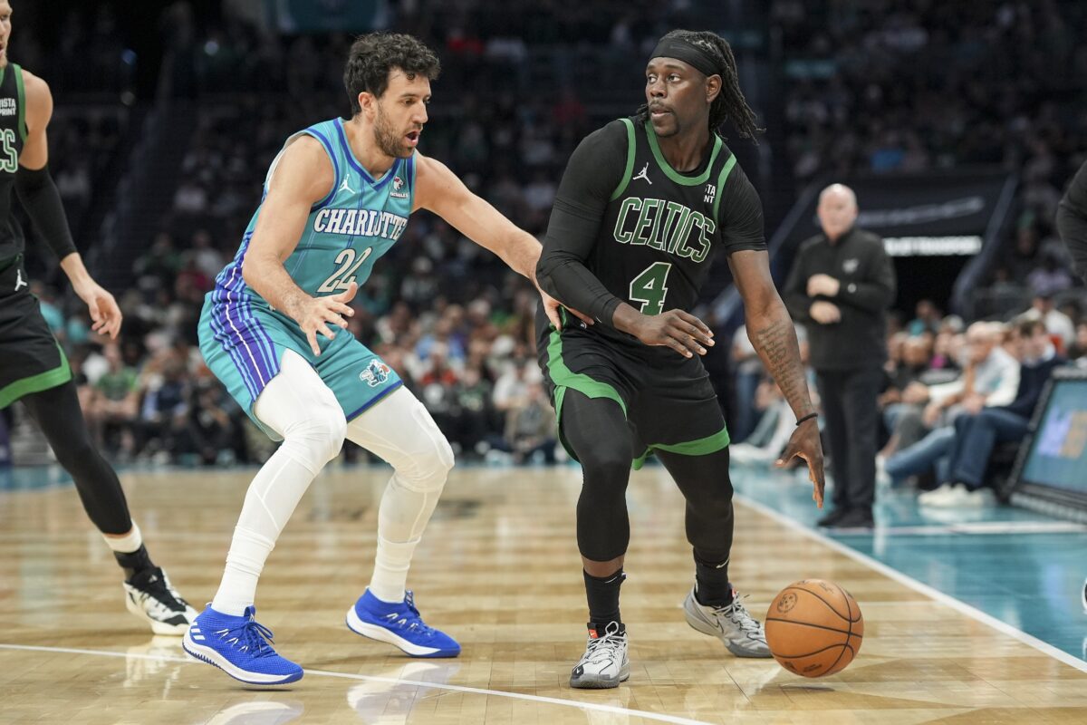 Jrue Holiday welcomes Trent Perry to UCLA