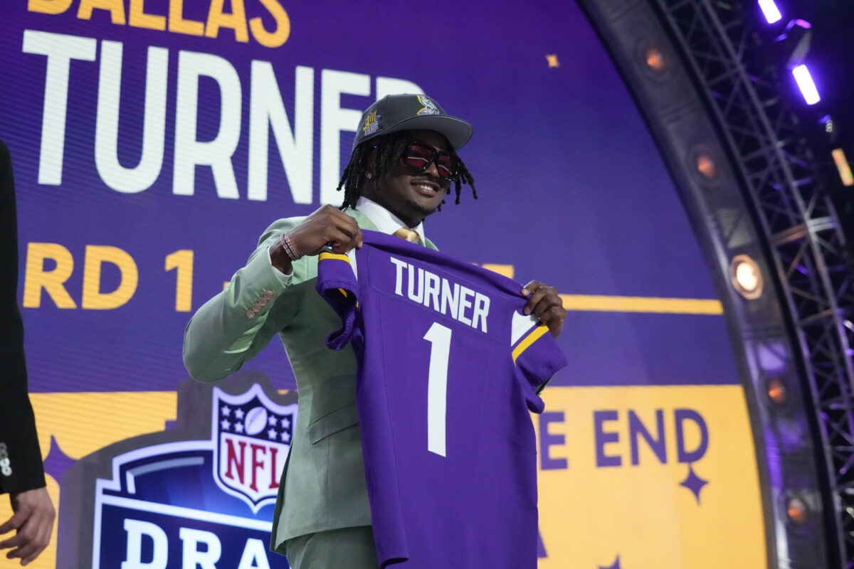 Jaguars GM Trent Baalke liked the Dallas Turner selection for the Vikings