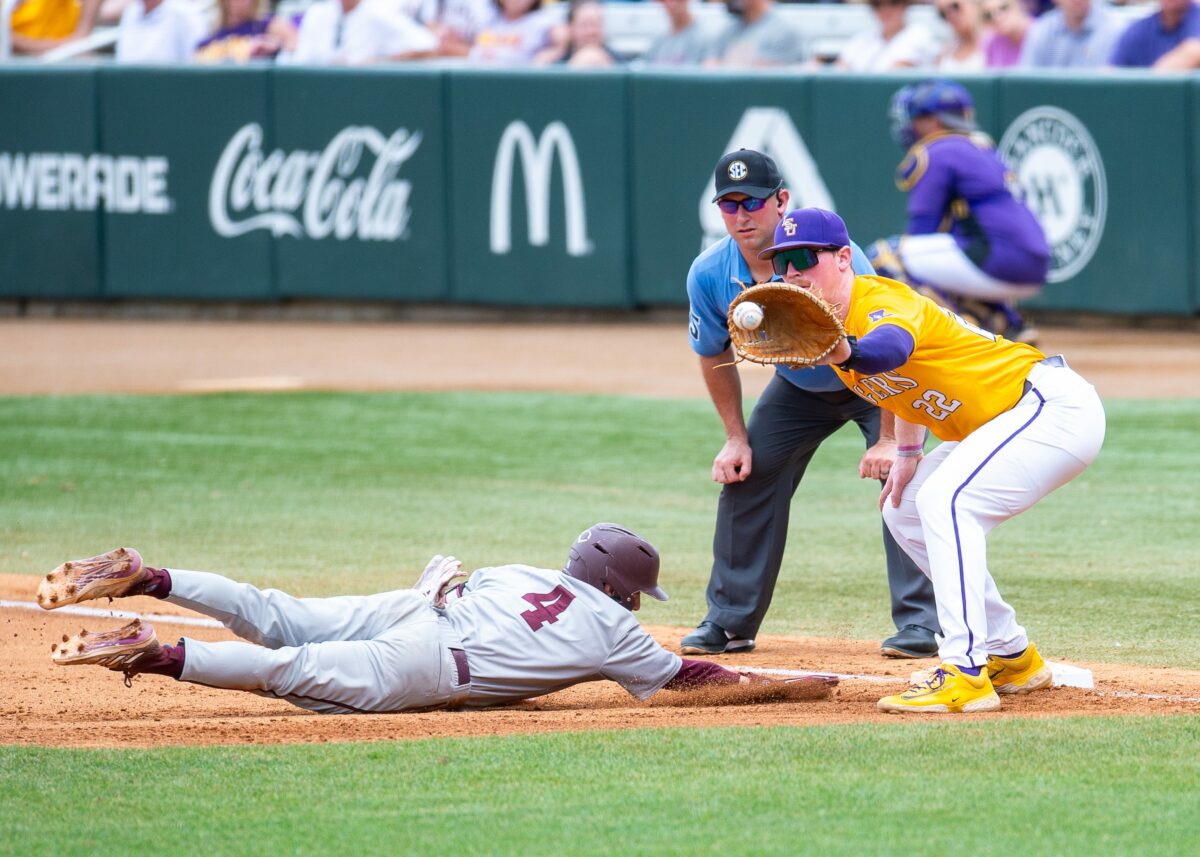 LSU jumps up a spot in On3’s SEC baseball power rankings after Texas A&M series win