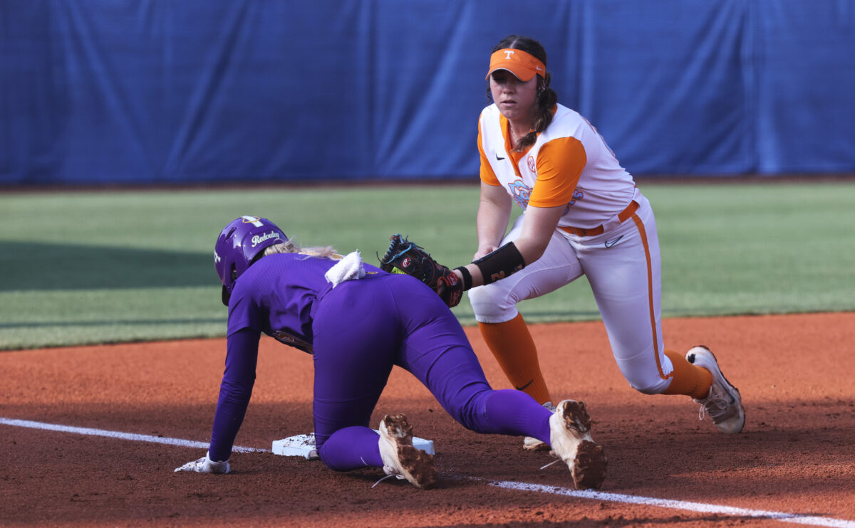 Photos from LSU softball’s SEC tournament win over No. 1 Tennessee