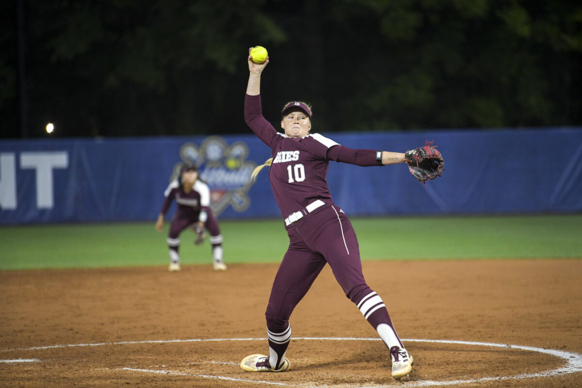 No. 9 Texas A&M softball team beats Albany to begin NCAA Bryan-College Station Regional