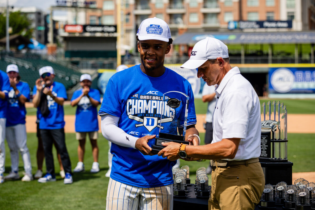Duke centerfielder Devin Obee named ACC Baseball Tournament MVP after three home runs
