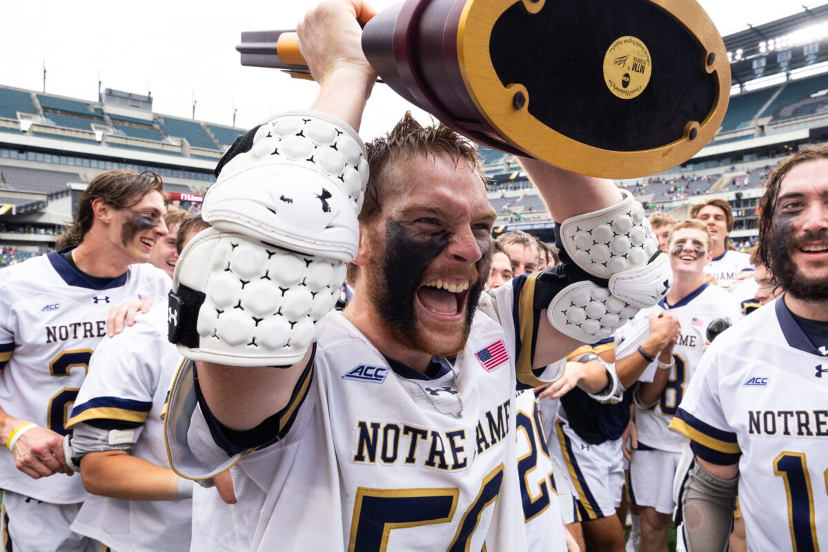 Best Photos of Notre Dame’s Lacrosse Championship Win Over Maryland