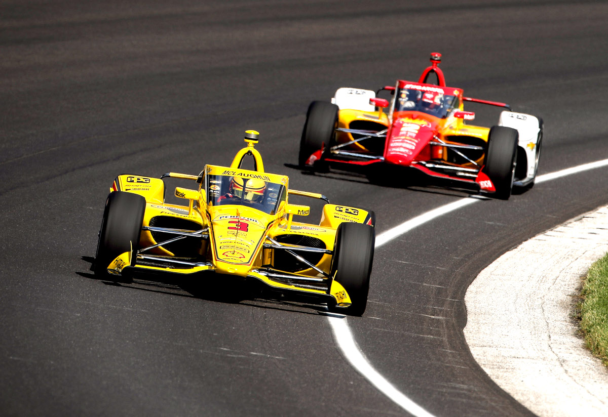 Penske in charge as the pace quickens on Fast Friday at IMS