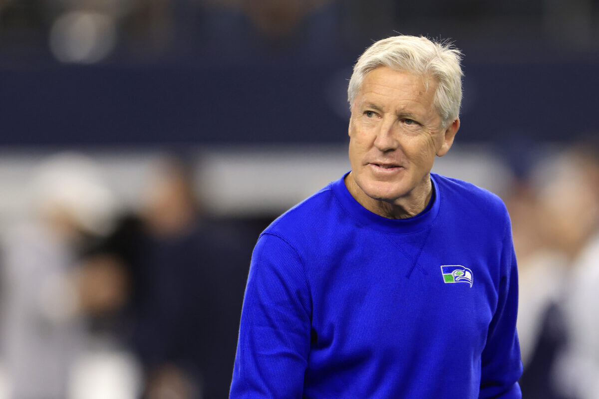 Former Seahawks coach Pete Carroll made an appearance at Elite 11 camp