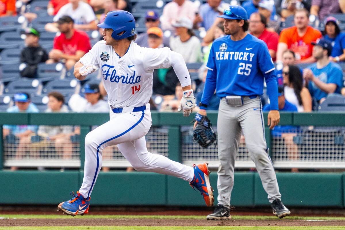 Highlights from Florida’s College World Series win over Kentucky