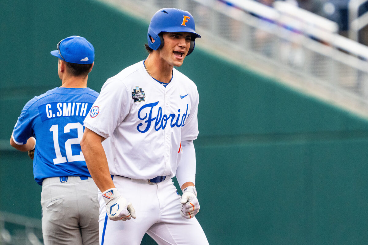 Jac Caglianone breaks Florida career HR record in College World Series rout