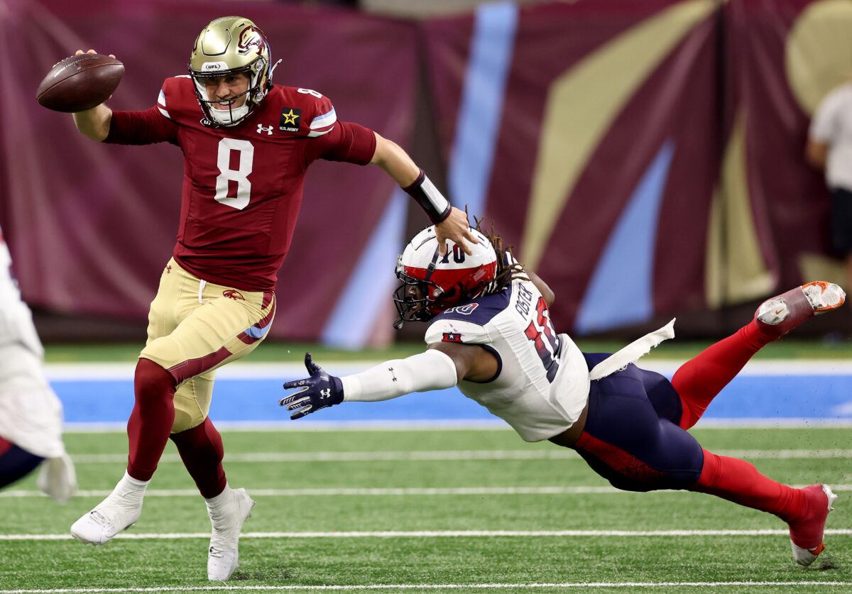 Watch former LSU QB Danny Etling throw UFL touchdown