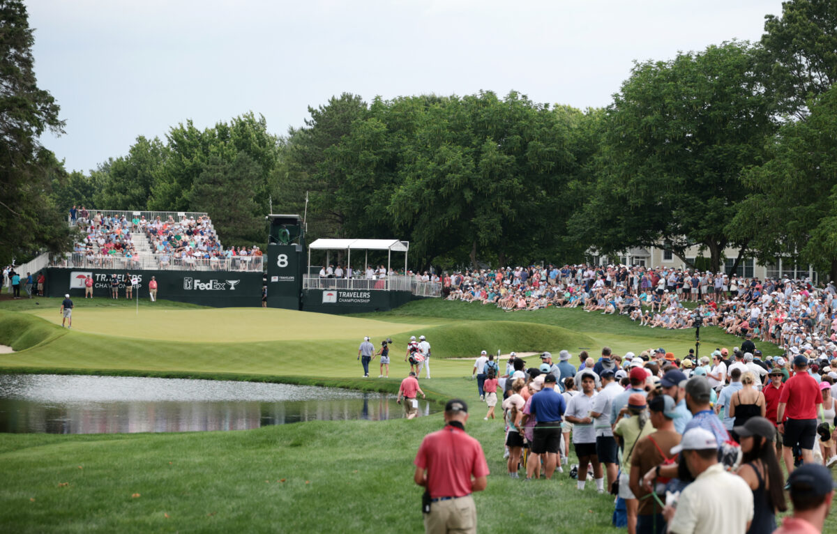 Three fans involved in lightning strike during weather delay near 2024 Travelers Championship