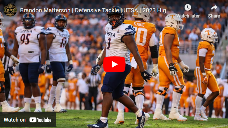 Check out these highlights of new Broncos DL Brandon Matterson