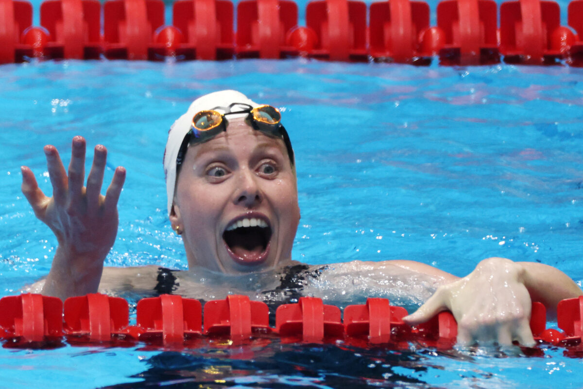 Olympic swimmer Lilly King got engaged immediately after qualifying for Paris in the 200 breaststroke