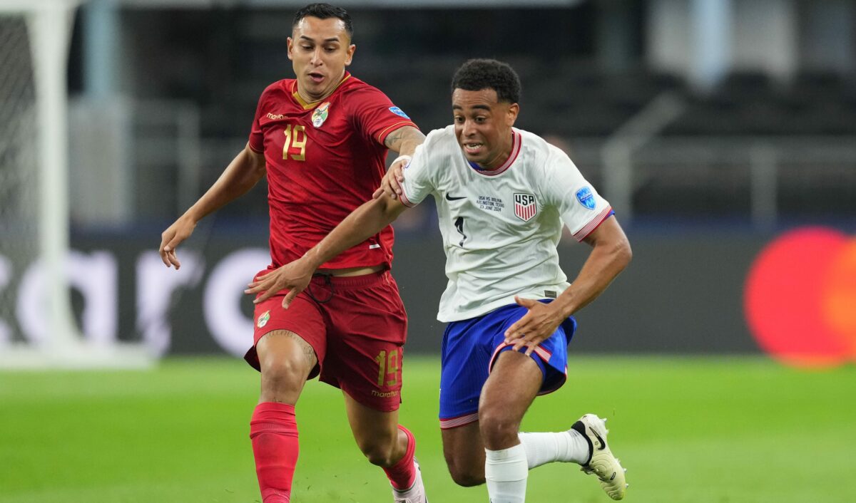 Tyler Adams didn’t love being taken off at halftime against Bolivia