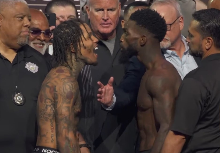 Boxing video: Gervonta Davis, Frank Martin exchange heated words in final faceoff