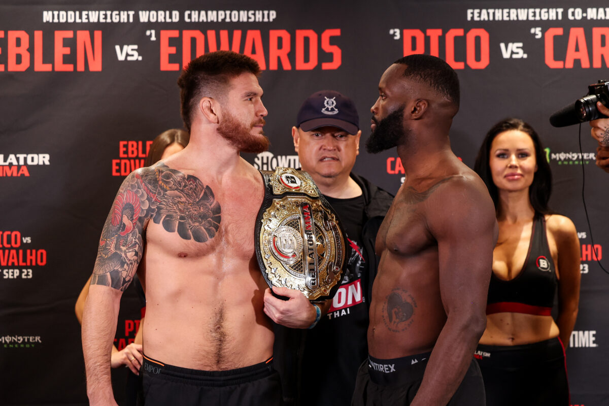 Johnny Eblen vs. Fabian Edwards rematch headlines Bellator Champions Series: London