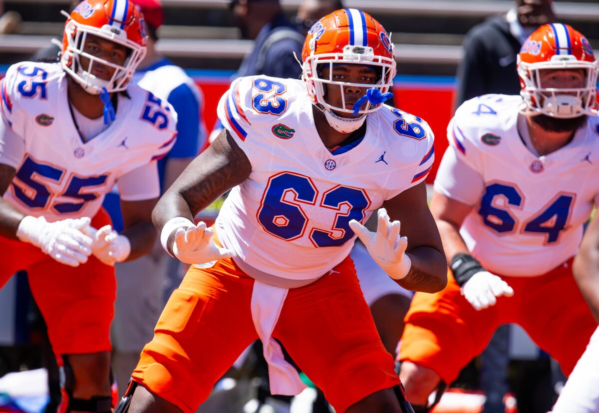 Gators have one of Pro Football Focus’ top 10 offensive lines in 2024